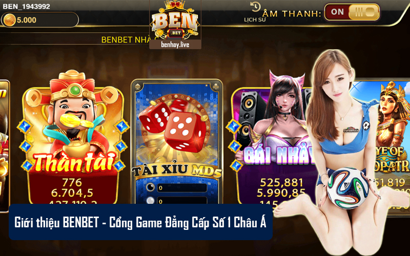 Hàng trăm game đổi thưởng uy tín tại BenBet